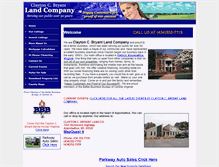 Tablet Screenshot of claytoncbryantlandco.com